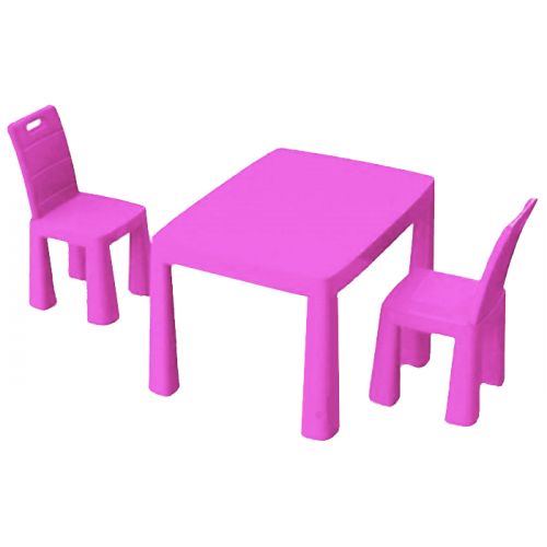 Ігровий набір DOLONI Cтіл та 2 стільця (рожевий) (Doloni)