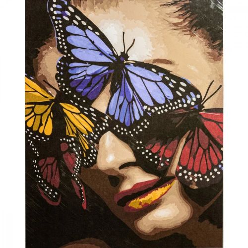 Картина за номерами "Monarch butterfly" (Strateg)