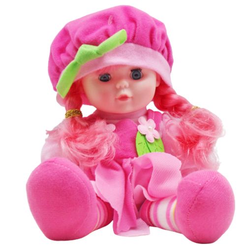 Музыкальная мягкая кукла (розовый) (MiC)