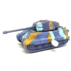 Заводной танк, серо-голубой