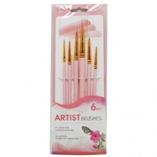 Набор кисточек для рисования "Artist Brushes", розовые