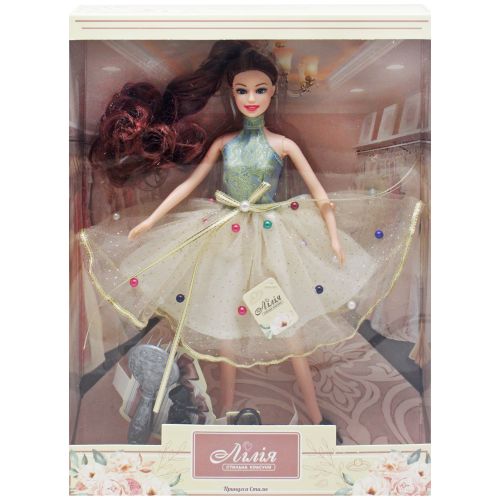 Кукла "Лилия" в платье с бусинами (MiC)
