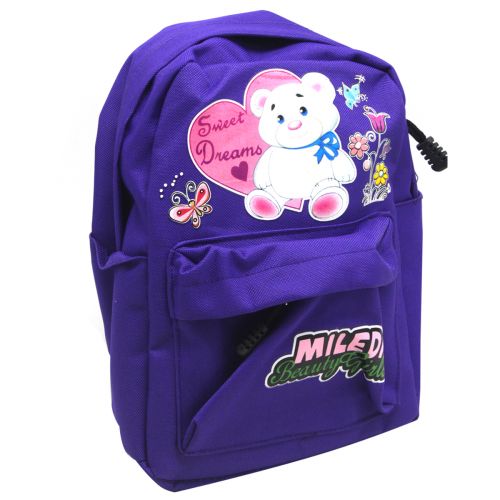 Детский рюкзак "Мишка", фиолетовый (MiC)