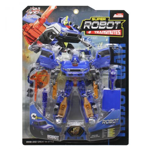 Трансформер "Super Robot", синій (Ziyu Toys)
