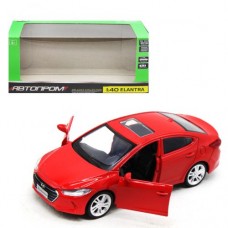 Машина металлопластиковая "Hyundai Elantra", красная