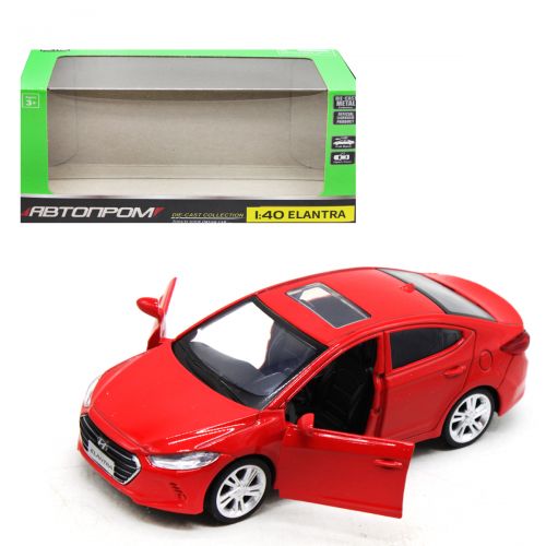 Машина металлопластиковая "Hyundai Elantra", красная (MiC)