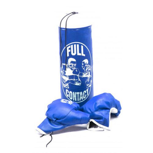 Дитячий набір "Боксерська груша з рукавичками", синій (MiC)