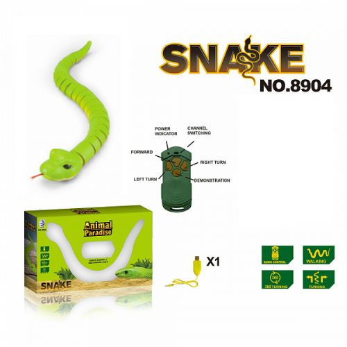 Змея на радиоуправлении Animal Paradise (зеленая) (RUICHENG)