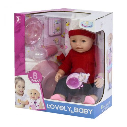 Функциональный пупс "Lovely Baby" (Warmbaby)