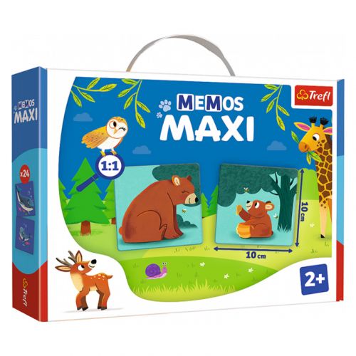 Настільна гра "Memos Maxi: Батьки та діти тварин" (Trefl)