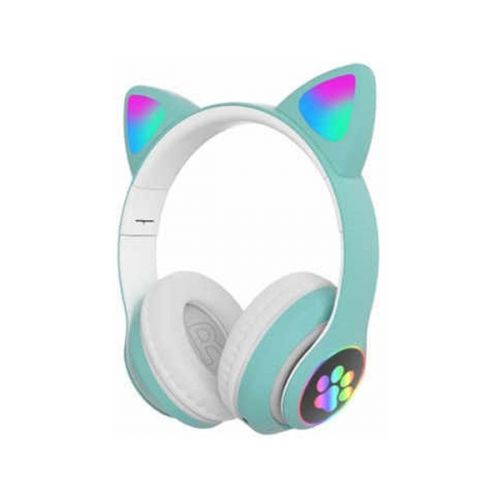 Бездротові навушники "Cat", бірюзові (MiC)