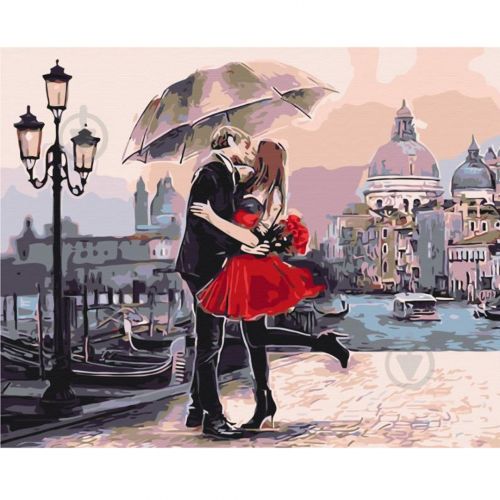 Картина по номерам "Пара в Венеции"★★★ (Brushme)