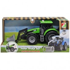 Инерционная игрушка "Трактор с ковшом", зеленый
