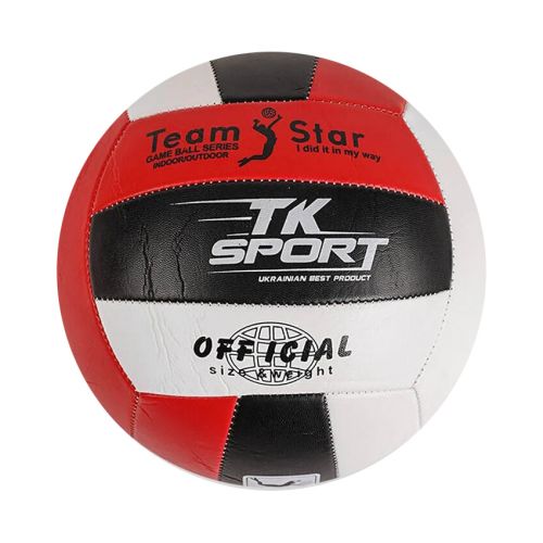 Мяч волейбольный D-21 см красно-черный (MiC)