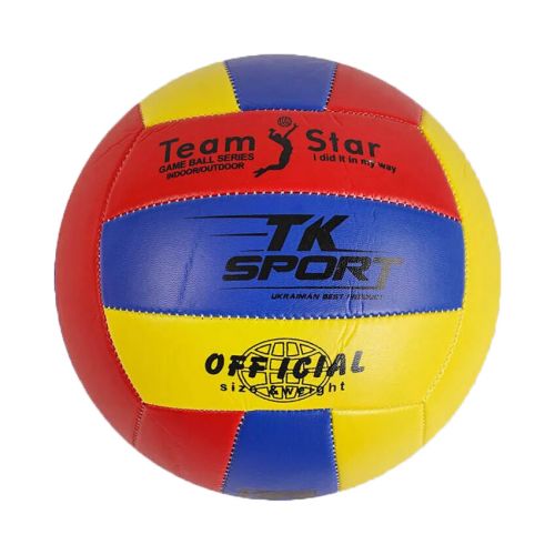 Мяч волейбольный D-21 см сине-красный (MiC)