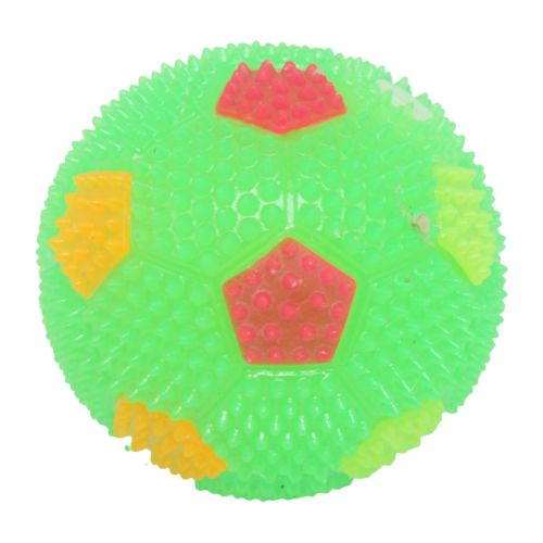 Мячик с шипами "Футбольный", зеленый (MiC)