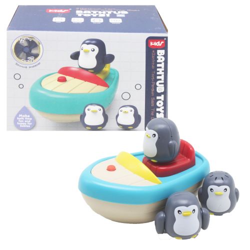 Игрушка для ванной "Лодка с пингвином" (MiC)