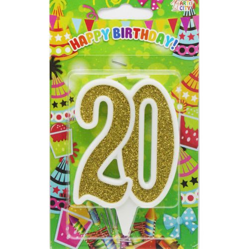 Свічка для торта "20 років" (MiC)