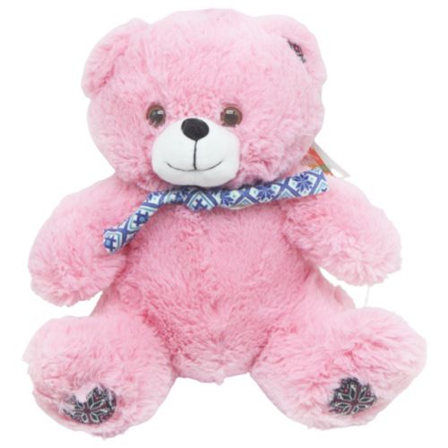 М'яка іграшка "Ведмедик патріот", рожевий (MiC)