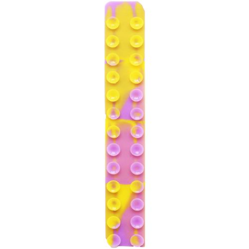 Іграшка-антистрес "Сквідопоп", 25 см бузковий + жовтий (MiC)