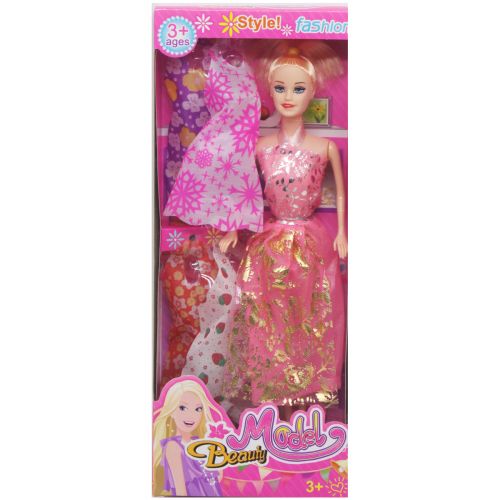 Лялька з нарядами "Model" у рожевому (вид 2) (MiC)