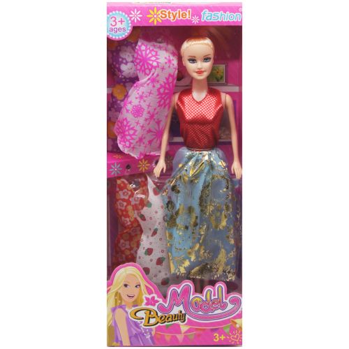 Кукла с нарядами "Model" в сером (вид 2) (MiC)