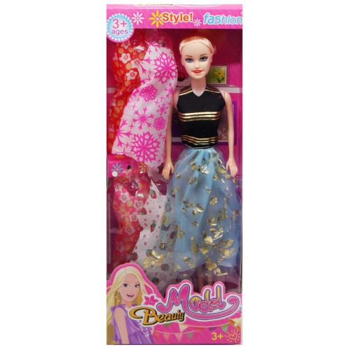 Кукла с нарядами "Model" в сером (вид 3) (MiC)