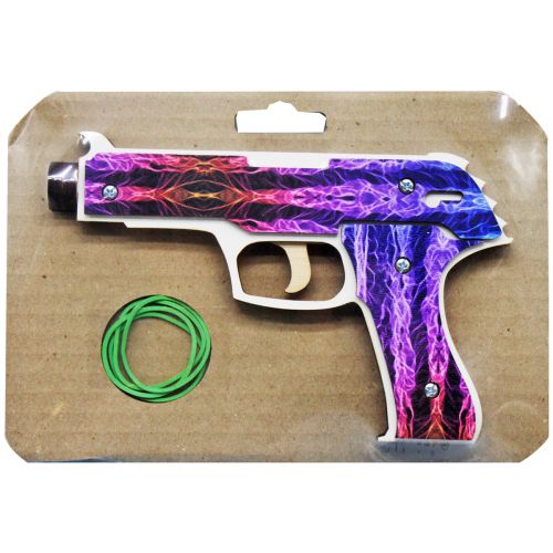 Деревянный резинкострел, фиолетовый (MiC)