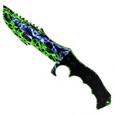 Сувенирный охотничий нож, зеленый