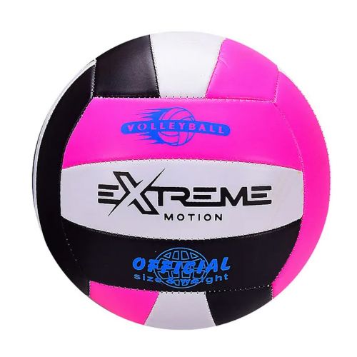 М'яч волейбольний "Extreme motion №5", чорно-рожевий (MiC)