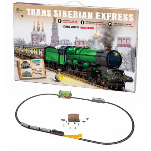 450 Ігровий набір «Дитяча залізниця Pequetren Transsiberian Express», колія довжиною 4,9 м (MiC)