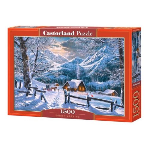 Пазли Сніжне ранок 1500 елементів (Castorland)
