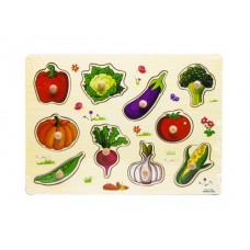 Рамка-вкладыш "Овощи", 10 элементов