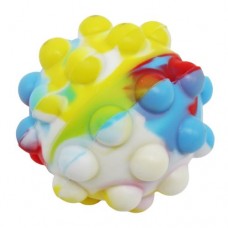 Мячик антистресс "Pop It" со светом, разноцветный