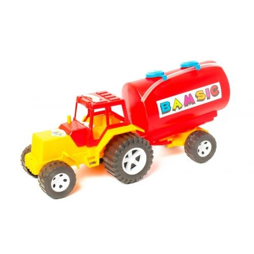 Трактор з цистерною (червоний) (Bamsic)