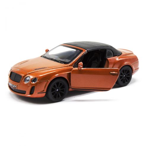 Машинка KINSMART "Bentley Continental Supersports Convert" (оранжевая) (Kinsmart)
