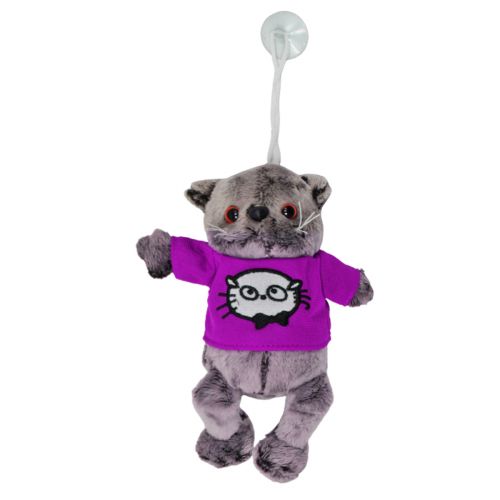 Мягкая игрушка "Кот Басик" в фиолетовом (MiC)