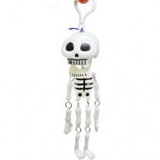 Заводная игрушка "Скелет со стучащей челюстью", белый