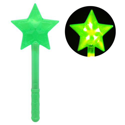 Палочка-светяшка "Звезда", зеленый (MiC)