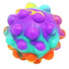 Мячик антистресс "Pop It" со светом, фиолетовый