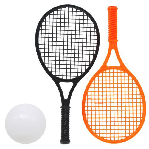 Набор для тенниса (2 ракетки и мячик), оранжевый (Максимус)