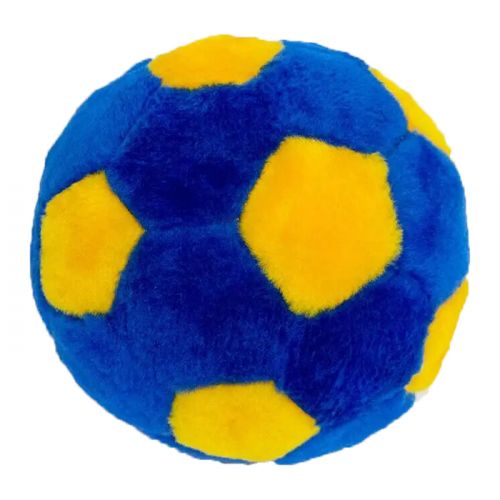 М'яка іграшка "Футбольний м'яч" синьо-жовтий (Золушка)