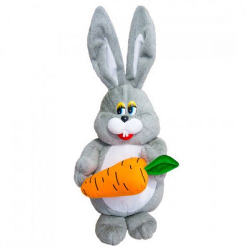 Мягкая игрушка "Зайчик с морковкой" (MiC)