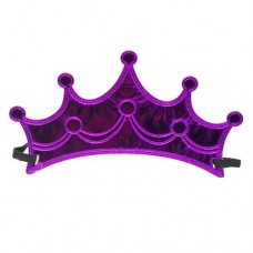Корона на резинці, фіолетова
