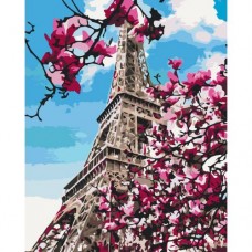 Картина по номерам "Цветение магнолий в Париже" ★★★
