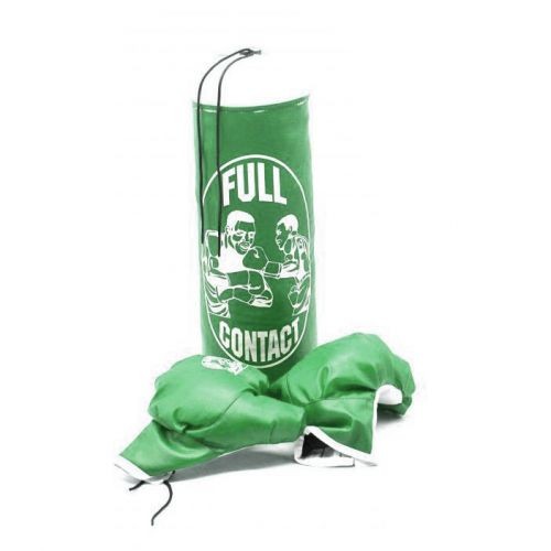 Детский набор "Боксерская груша с перчатками", зеленый (MiC)
