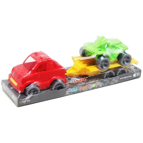 Набор авто "Kid cars Sport" (машинка красная + квадроцикл зеленый) (TIGRES)