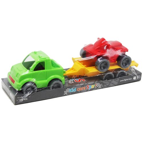 Набор авто "Kid cars Sport" (машинка красная + квадроцикл желтый) (TIGRES)