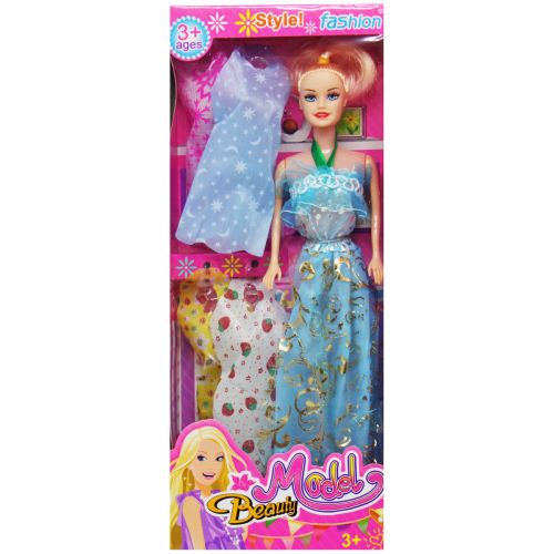 Кукла с нарядами "Model" в голубом (MiC)