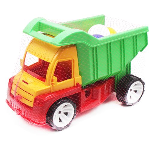 Алексбамс грузовик шар малый (желтый+зеленый) (Бамсик)